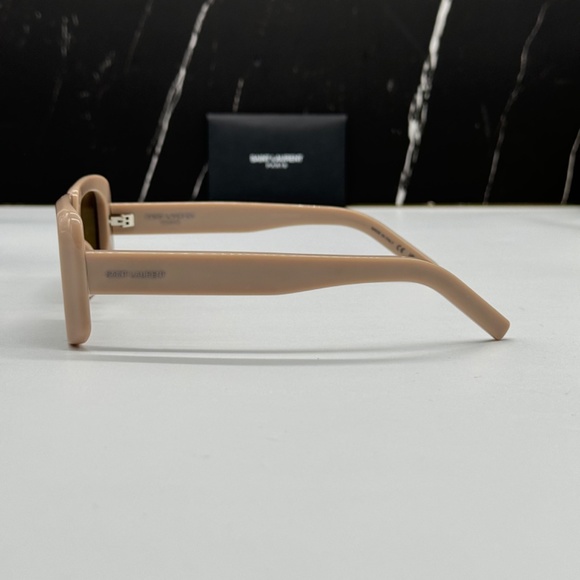 NEW SL534 SUNRISE 007 SAINT LAURENT NUDE GREEN SL 534 SAINT LAURENT SUNGLASSES - Picture 5 of 10